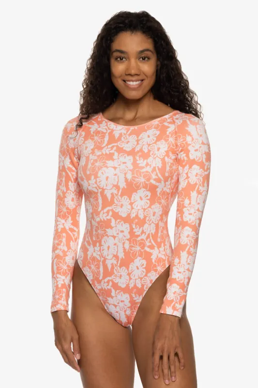 Lennon Long Sleeve Surf One Piece - Atoll sold by Jolyn