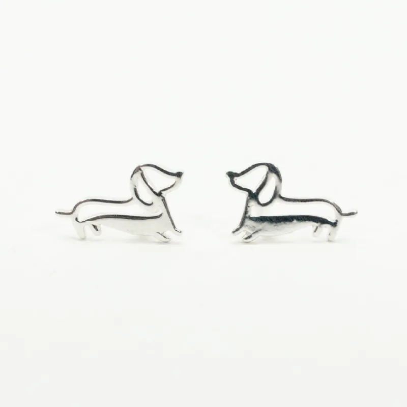 Silver Year of the Dog Studs sold by Silver Lotus