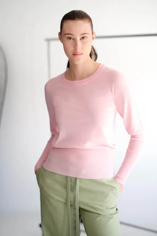 Merino Long Rib Sweater sold by Standard Issue