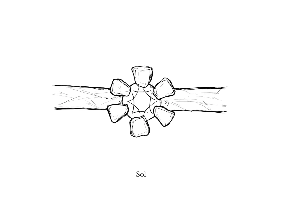 Sol Ring - Made to Order sold by Sophie Divett Jewelry