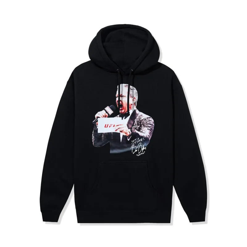 ASSC x UFC Bruce Buffer Hoodie - Black sold by Anti Social Social Club