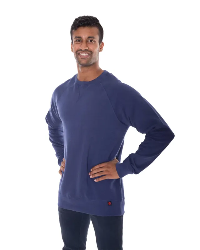 Crew Neck, Unisex Navy sold by Etiko