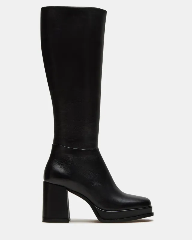 MYSTERY BLACK LEATHER sold by Steve Madden