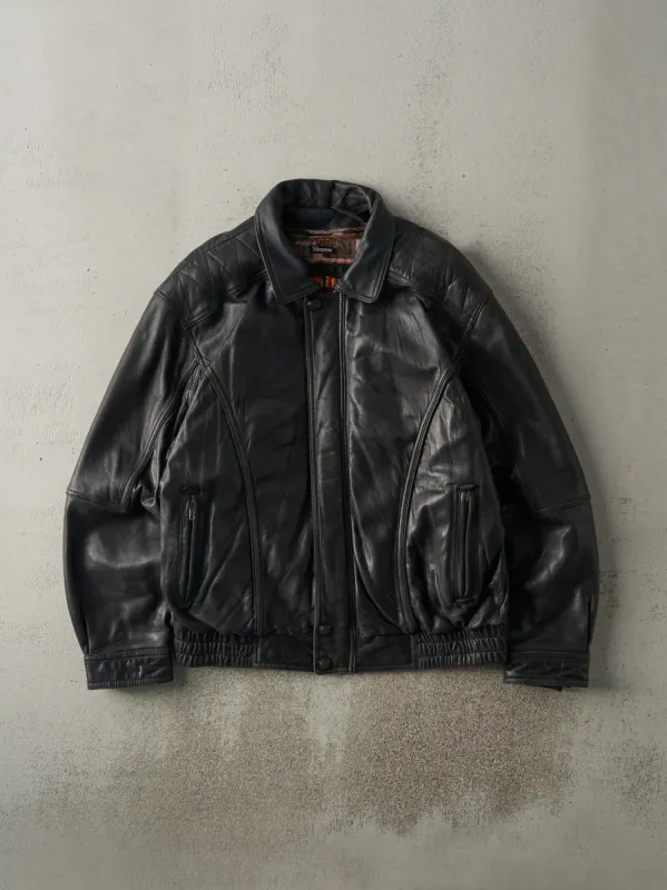 ジャケット・アウター archive grunge leather jacket y2k black Tyadorw Womens Leather Jacket Y2K Black Leather Faux Jacket