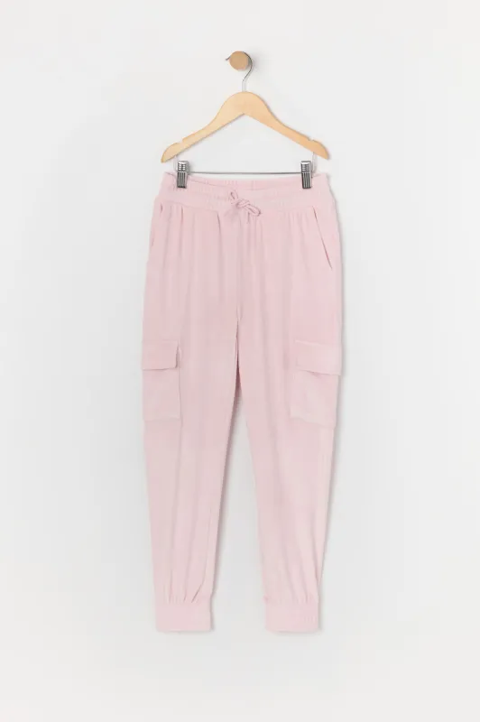 Jogger cargo en velours pour fille sold by Urban Planet