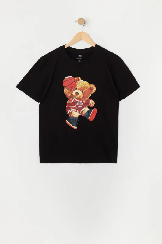 T-shirt à imprimé Baller Teddy pour garçon sold by Urban Planet