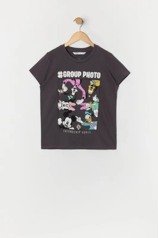 T-shirt à imprimé Mickey Friendship Goals pour fille sold by Urban Planet