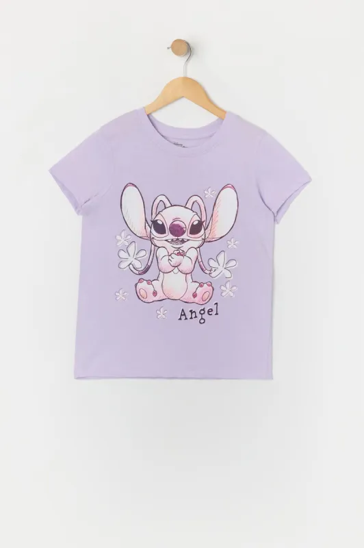 T-shirt à imprimé Angel pour fille sold by Urban Planet