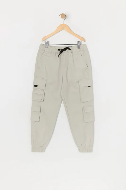 Jogger cargo avec poches multiples et taille coulissante pour garçon sold by Urban Planet