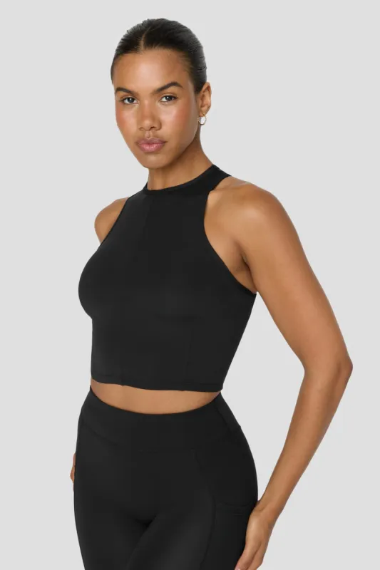 FormTech Open Back Racer Tank - Black sold by TALA