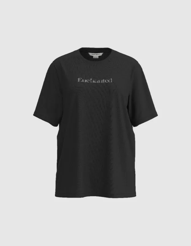 Letter Printed Crew Neck T-Shirt sold by Urban Revivo