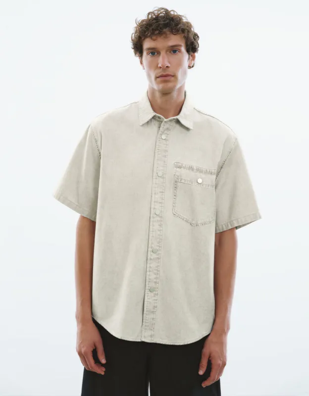 Fashion Denim Shirt sold by Urban Revivo