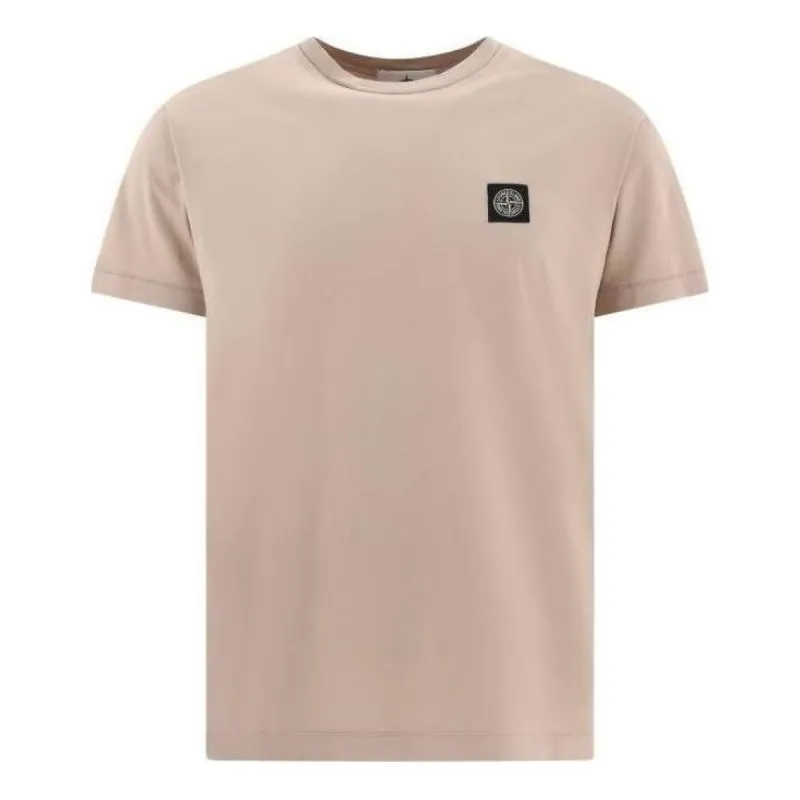 STONE ISLAND Logo Patch T-Shirt 'Dove Grey' 101524113-V0092 sold by KicksCrew