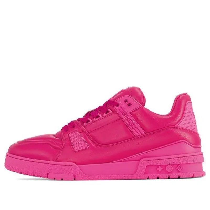 WMNS) LOUIS VUITTON LV Trainer Sneakers 'Hot Pink' 1AC5C7