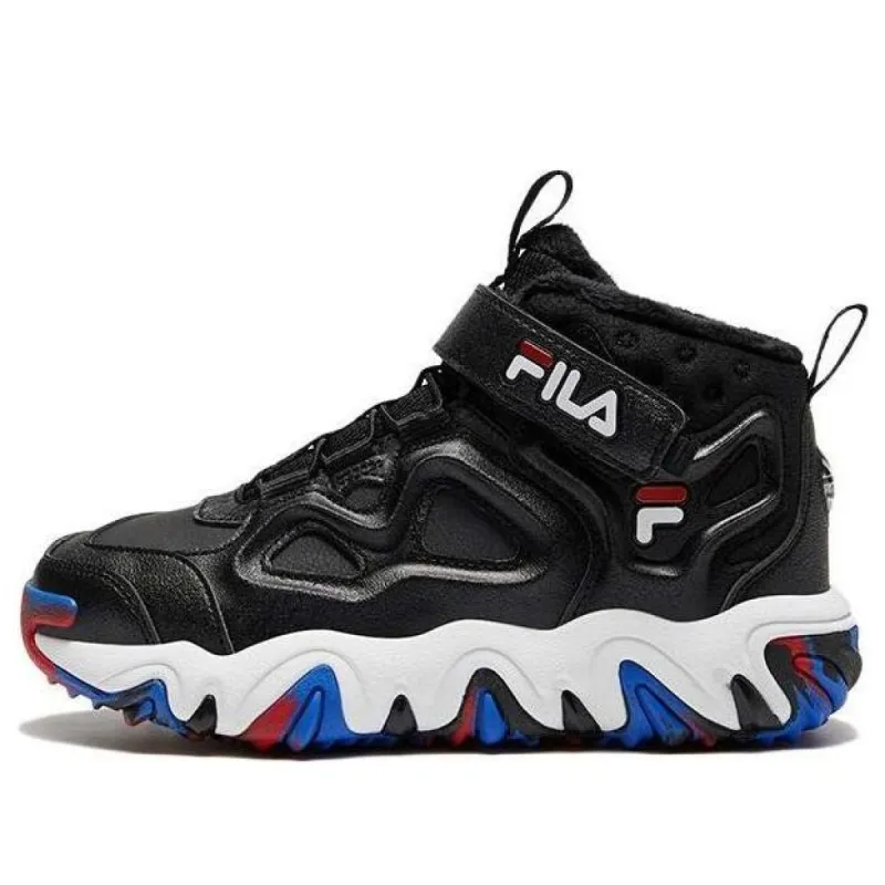 (GS) FILA Lifestyle High-Top Shoes 'Black White' K15B342991PBW sold by KicksCrew