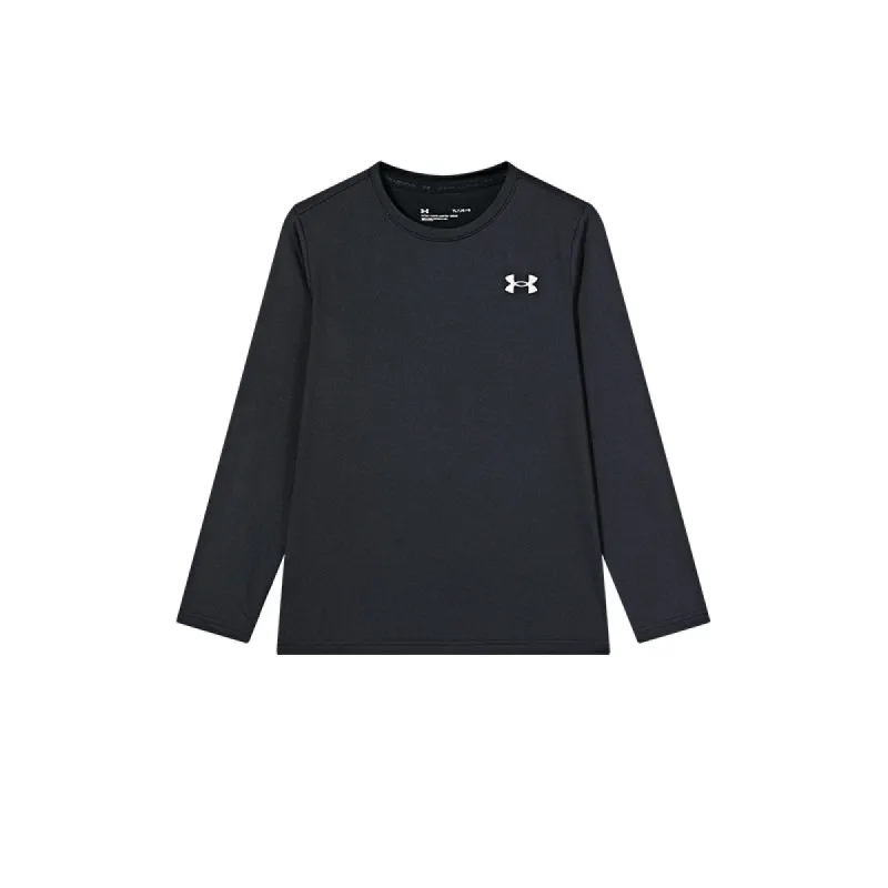 (GS) Under Armour Small Logo Sweater 'Black' 241101351 sold by KicksCrew