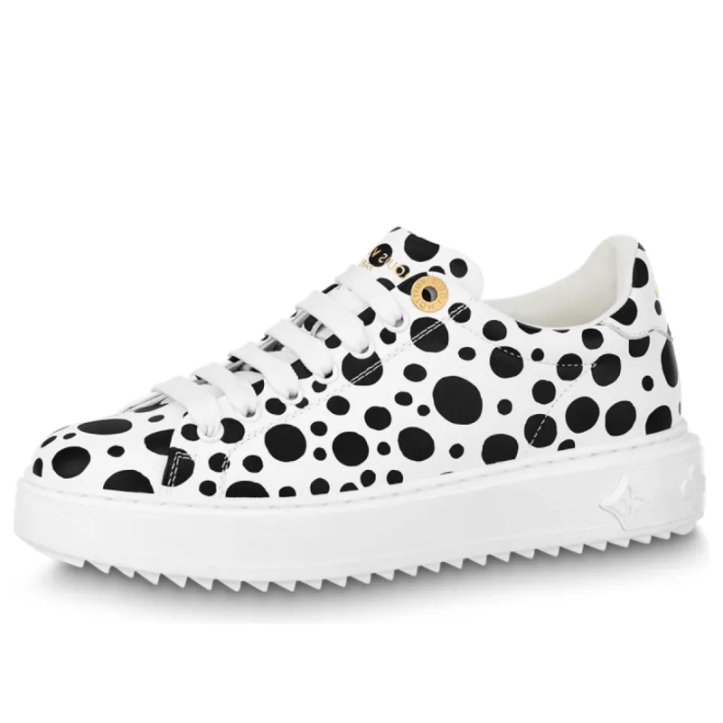 (WMNS) LOUIS VUITTON x YAYOI KUSAMA Sneaker 'White with Black Dots' 1AB9VA sold by KicksCrew