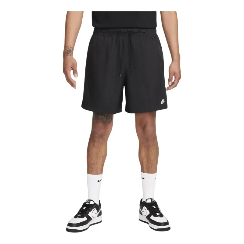 Nike Club Flow Shorts Asia Sizing 'Black White' FN3308-010 sold by KicksCrew