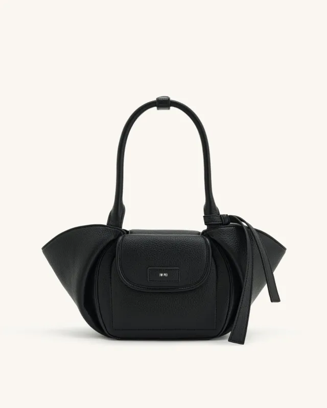 Zoey Pockets Shoulder Bag - Black sold by JW PEI