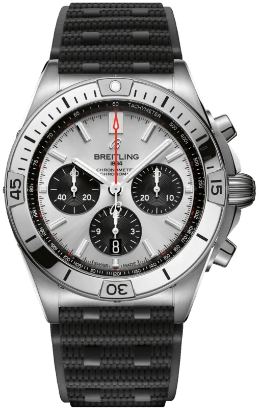 Breitling Chronomat B01 42 Silver Watch sold by Jura Watches