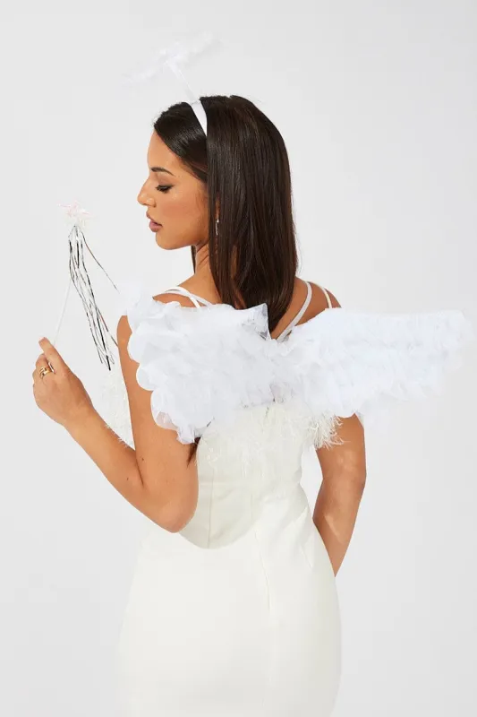 White Halloween Angel Set sold by Ally Fashion