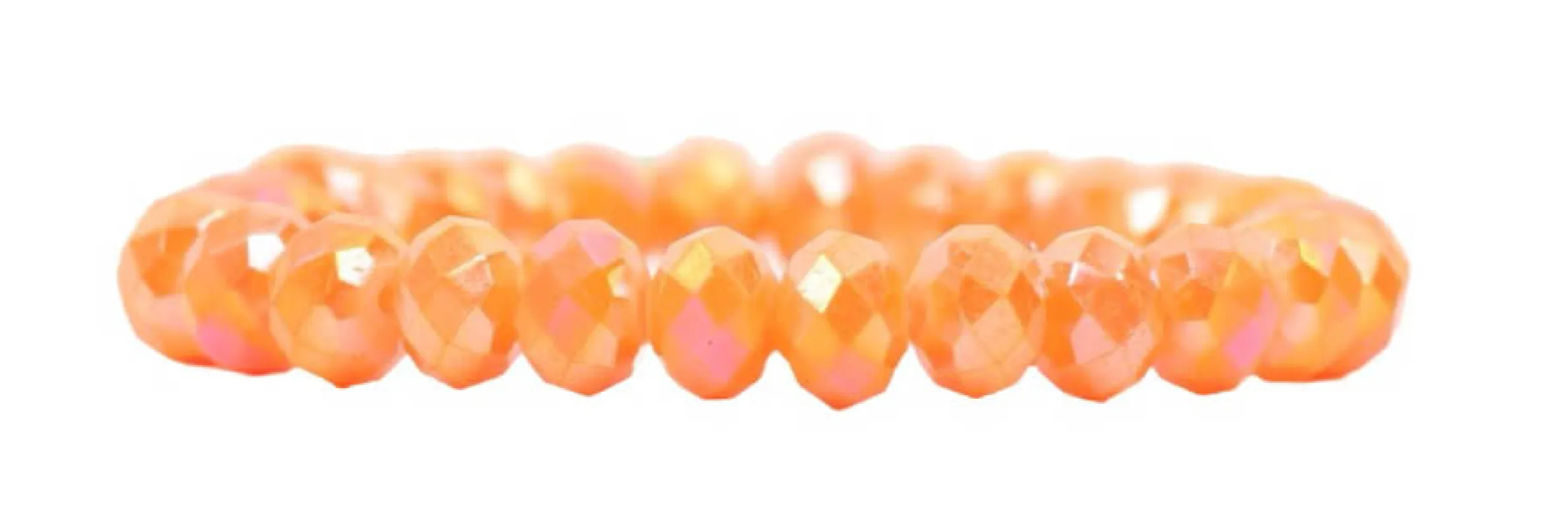 Stacker Stretch Bracelet - Hot Orange sold by Bourbon and Bowties