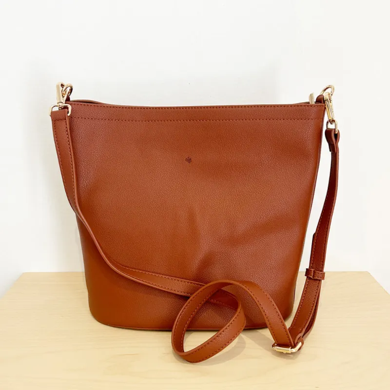 Bucket Bag  - Tan Sample Sale (Long Strap Only) sold by ELA