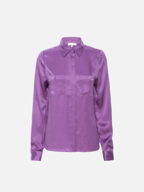Slim Pocket Shirt -- Orchid sold by Frame Denim