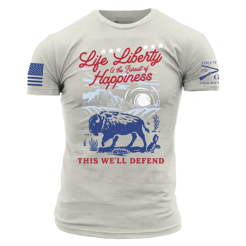 Pursuit of Happiness T-Shirt - Sand sold by Grunt Style