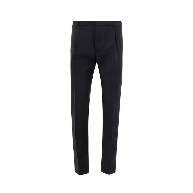 Blue Wool Jeans & Pant sold by Louxly