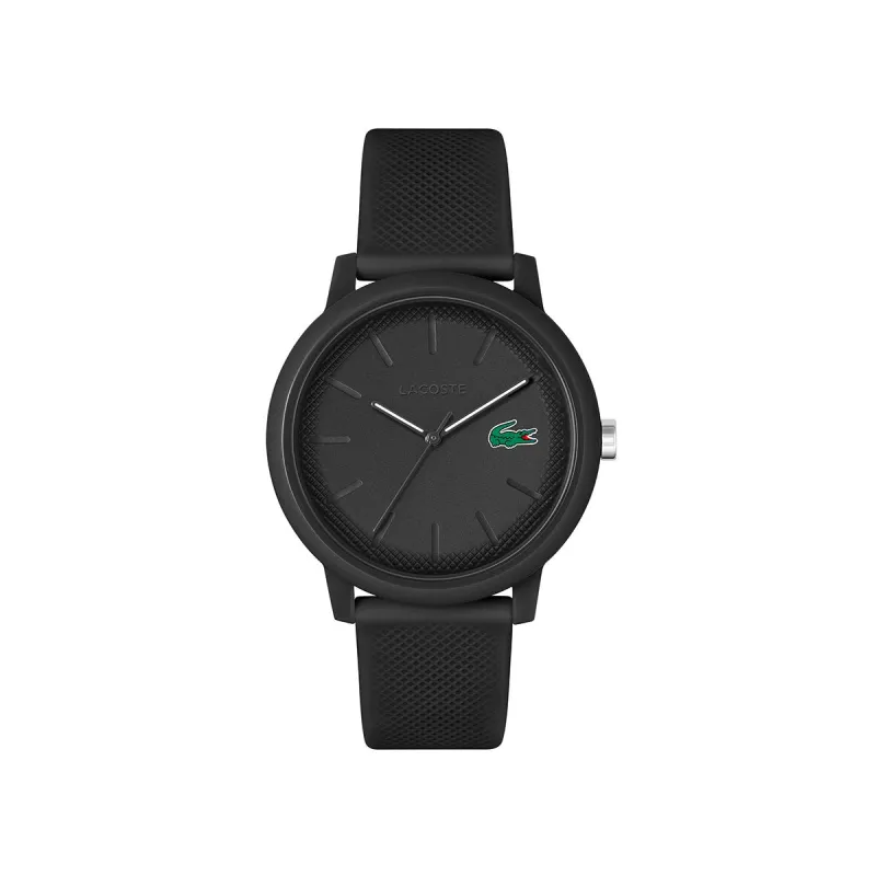 Lacoste Black Watch Case With Black Silicone Strap sold by Edgars