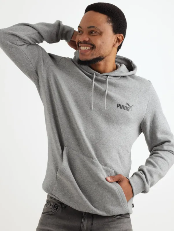 Men's ESS Small Logo Hoody - Grey Melange sold by Edgars