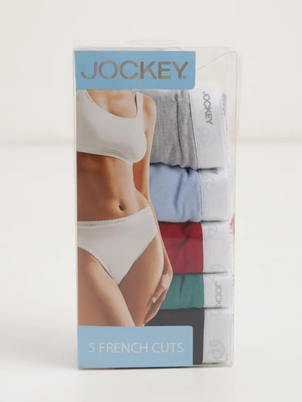 Ladies 5 Pack Hi-Cut Plain Panty sold by Edgars
