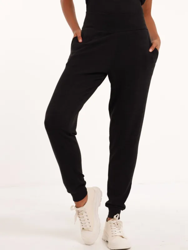 Ladies Jogger Bottoms - Black sold by Edgars