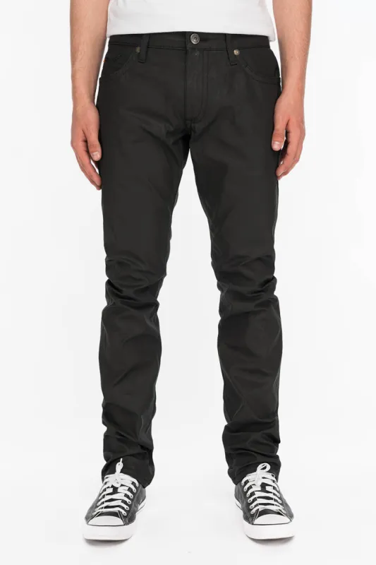 ROBINS MARLON JEANS IN BLACK WAX RAW DENIM sold by Robin's Jean