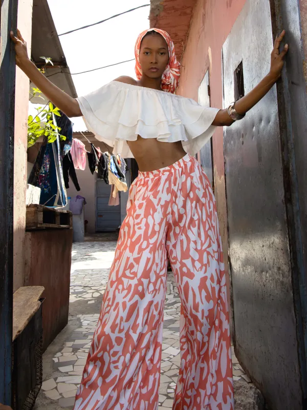 Hana Pants - Playa Rose sold by Diarrablu