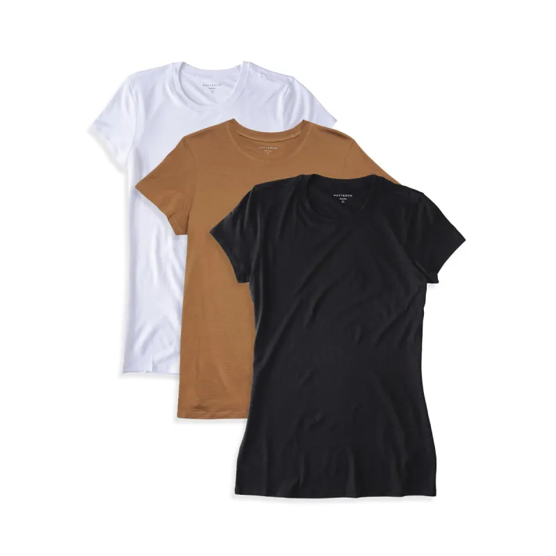 Fitted Crew Marcy 3-Pack sold by Mott & Bow