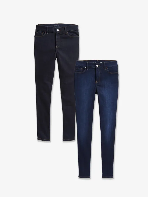 Mid Rise Skinny Jane 2-Pack sold by Mott & Bow