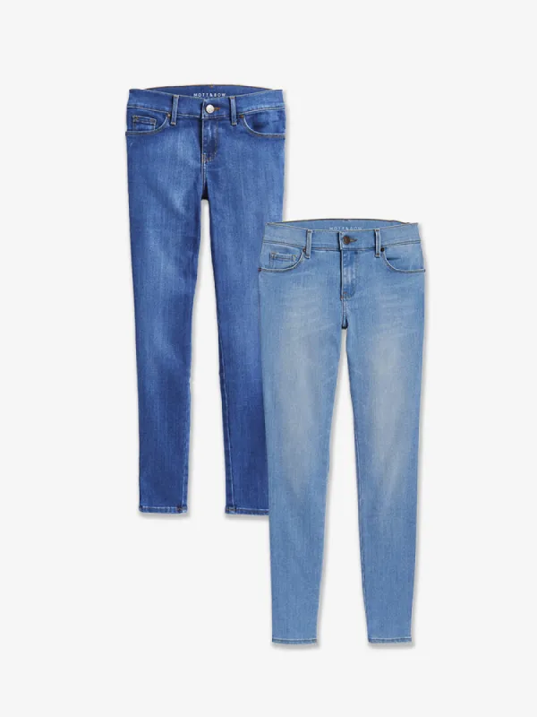 High Rise Skinny Jane 2-Pack sold by Mott & Bow