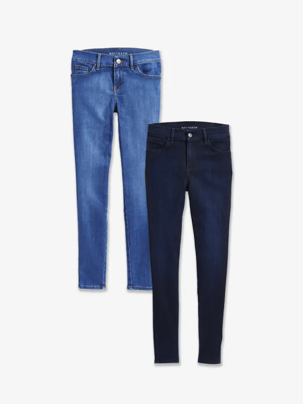 High Rise Skinny Jane 2-Pack sold by Mott & Bow