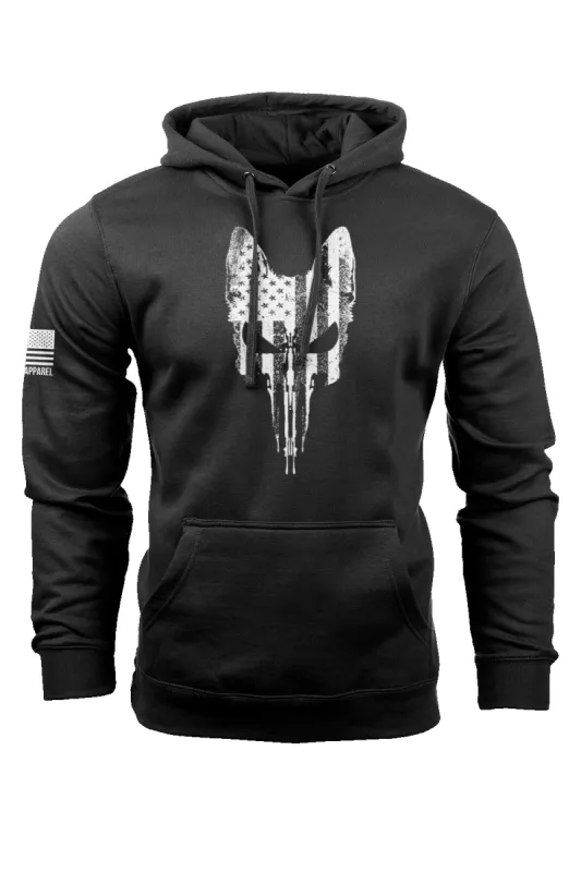 Rex Skull Flag - Hoodie sold by Nine Line