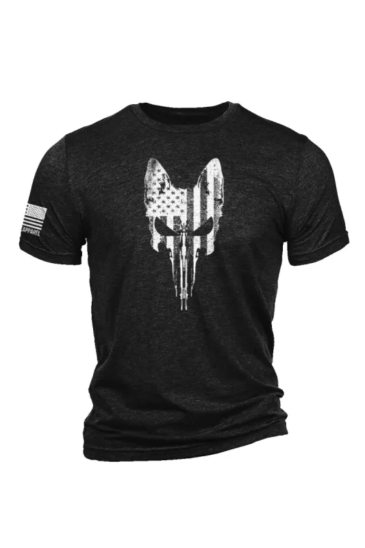 Rex Skull Flag - T-Shirt sold by Nine Line