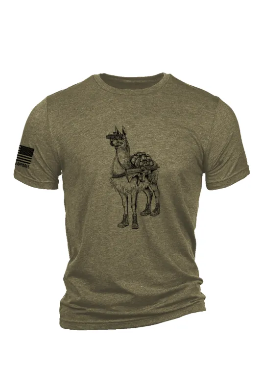 Freedom Llama - T-Shirt sold by Nine Line
