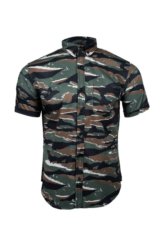 Camo Collection - Casual Button Down Shirt sold by Nine Line