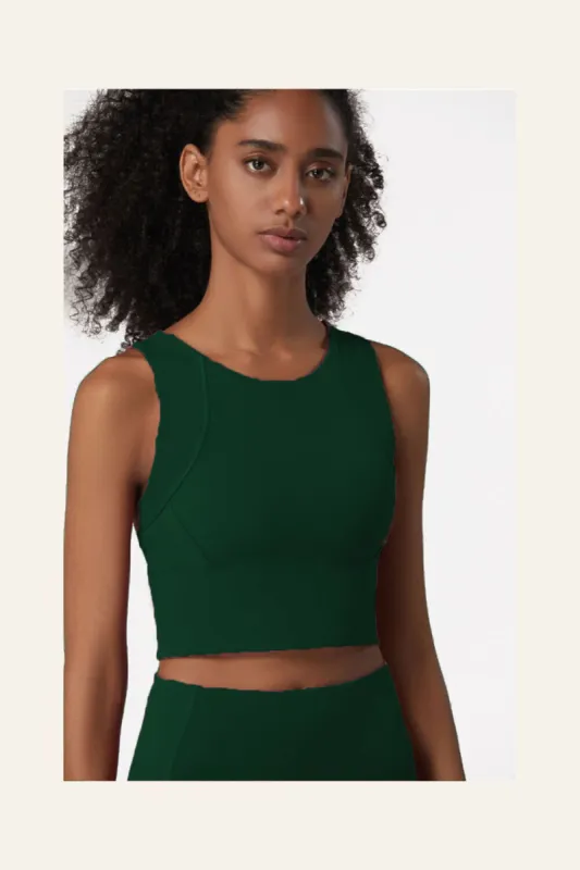 Bra Tank - Dark Green sold by Alala