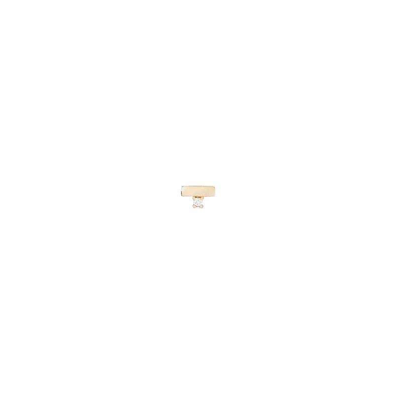 Gold Bar and Diamond Duo Stud Earring sold by Aurate