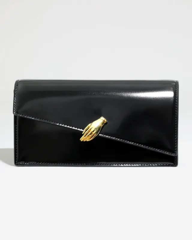 In My Dreams Chain Crossbody Purse - Black sold by Alexis Bittar
