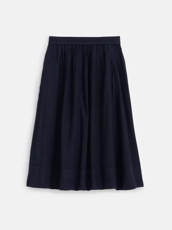 Maddie Skirt in Linen sold by Alex Mill