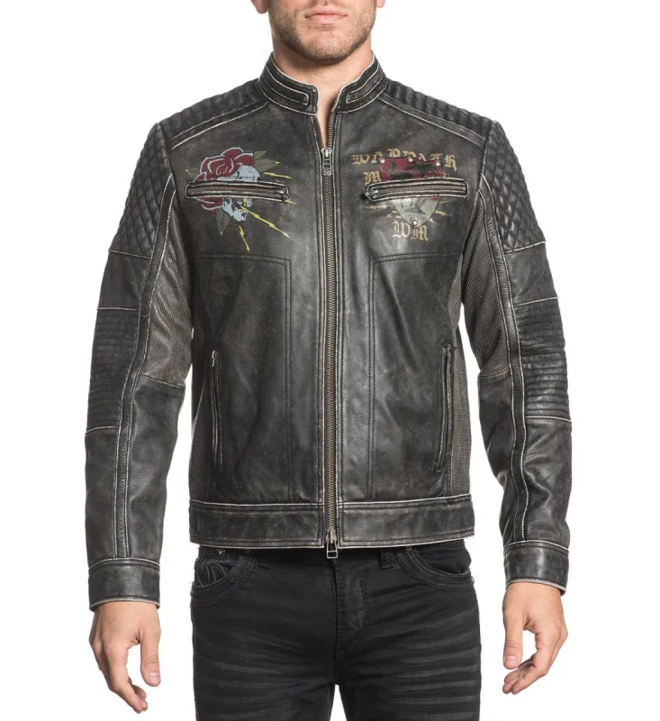 Fast Motors Jacket sold by Affliction