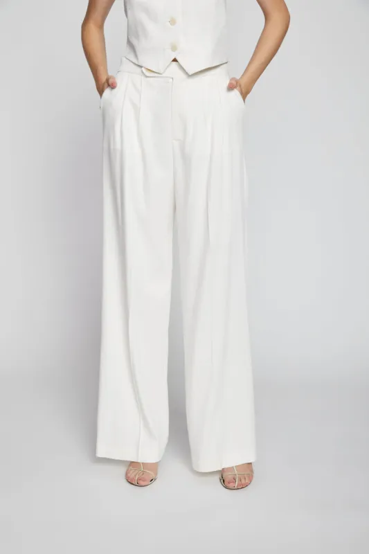 Bailey 44 Cleo Twill Pants in Creme sold by Bailey 44